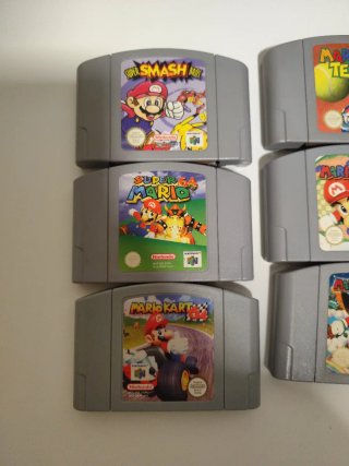 Juegos Nintendo 64: Mario Kart, Smash Bros, etc.