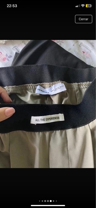 Pantalón de pinza bershka