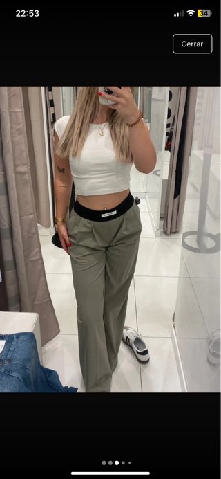 Pantalón de pinza bershka