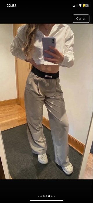 Pantalón de pinza bershka