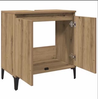 Mueble de baño madera y metal