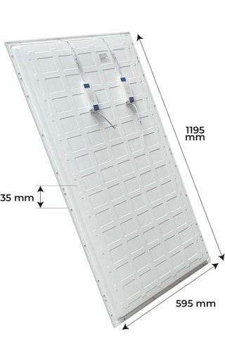 2 Paneles LED 120x60cm 96W Blanco Neutro