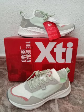 Zapatillas Xti Talla 37 Gris/Blanco