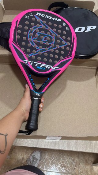 Pala de pádel Dunlop rosa(precio negociable)