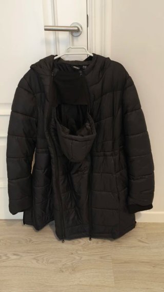 Chaqueta de porteo negra