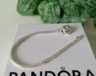 Pulsera Pandora Corazón Plata 20 cm