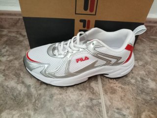 Zapatillas Fila Talla 42 Plata y Blanco