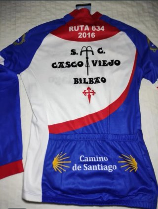 Equipación Ciclismo Camino Santiago Talla L