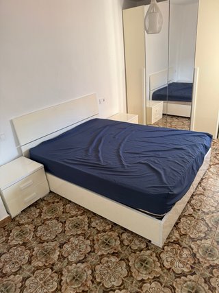 Cama canapé abatible con colchón y cabecero