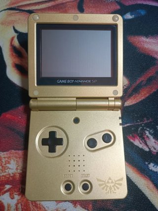 Game Boy Advance SP Edición Zelda Dorada