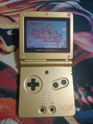 Game Boy Advance SP Edición Zelda Dorada