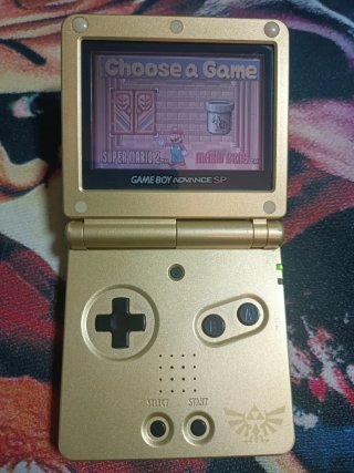 Game Boy Advance SP Edición Zelda Dorada