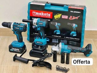Tmakota 3 in 1 Trapano Avvitatore Smerigliatrice
