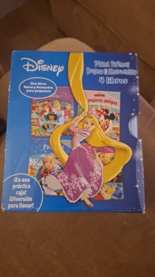 Pack busca y encuentra princesas. 4 libros
