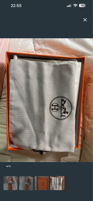 Chanclas Hermes Verano Talla 40 Naranja