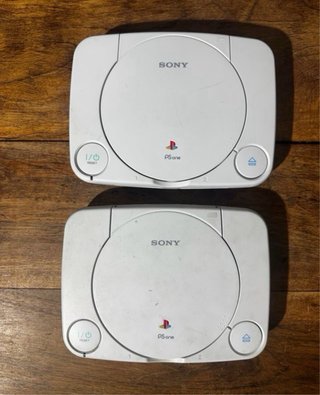 2 Consolas Sony PSone Blancas