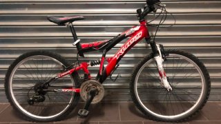 Telaio MTB bicicletta con manubrio ammortizzato