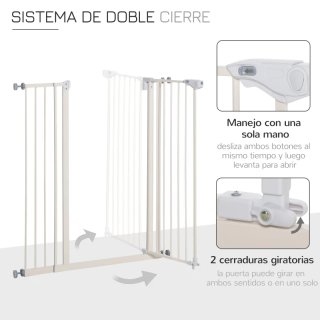 Barrera Seguridad PawHut Puertas Escaleras