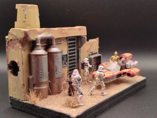 Mini Diorama Star Wars El Retorno de Luke