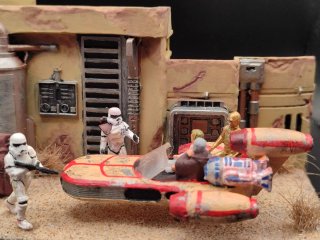 Mini Diorama Star Wars El Retorno de Luke