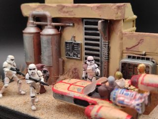 Mini Diorama Star Wars El Retorno de Luke