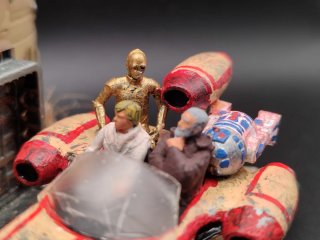 Mini Diorama Star Wars El Retorno de Luke