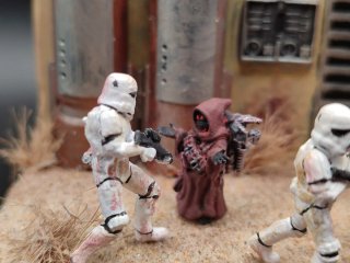 Mini Diorama Star Wars El Retorno de Luke