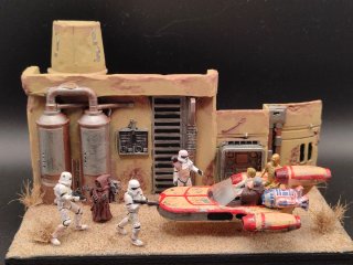 Mini Diorama Star Wars El Retorno de Luke