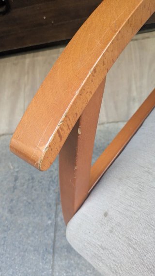 4 Sillas Madera Reposabrazos Estilo Moderno