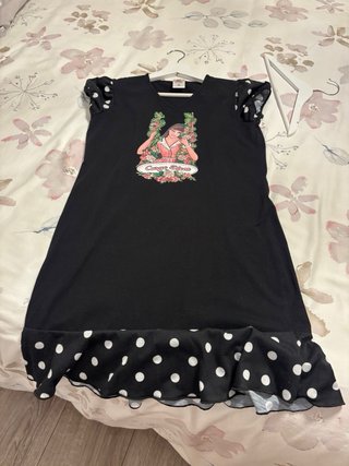 Vestido Bikatelier Negro con Lunares Talla XS