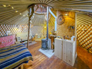 Yurta tradicional para vivir