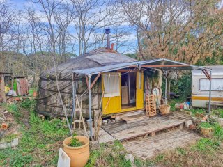 Yurta tradicional para vivir