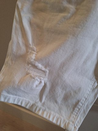 Shorts vaqueros blancos Pull&Bear Talla S