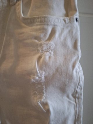 Shorts vaqueros blancos Pull&Bear Talla S