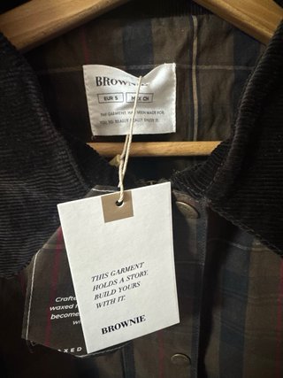Chaqueta cuadros Brownie mujer