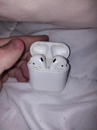 Air pods blancos