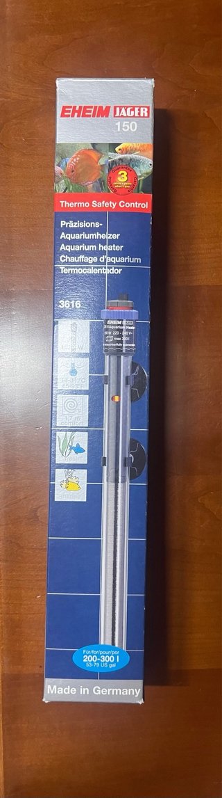 Calentador Eheim Jager 150W para acuario