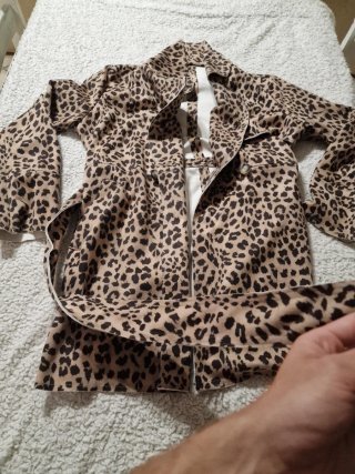 Chaqueta Estampado Leopardo