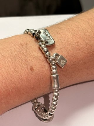 Pulsera UNO DE 50 Amor Plata