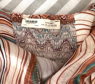 Vestido estampado wavy Pull&Bear talla S