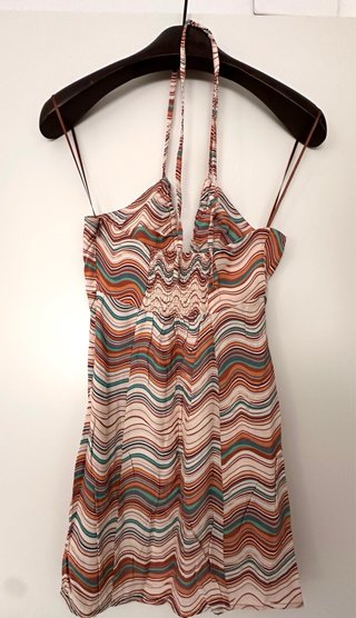 Vestido estampado wavy Pull&Bear talla S