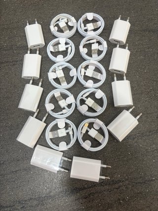 Lote 10 Cargadores iPhone Apple