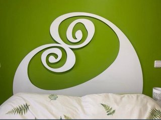Cabecero forja blanco cama 150 cm