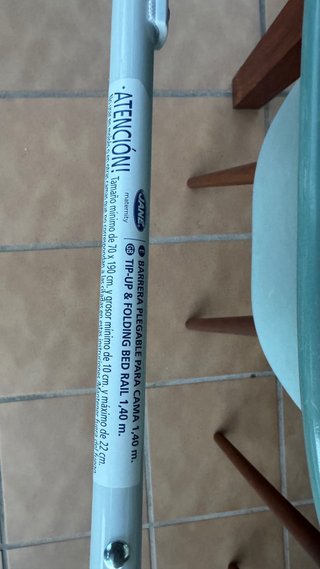 Barandilla de seguridad Jané para cama infantil