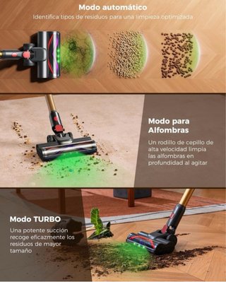 SIN ABRIR Aspiradora Inalámbrica 600W 68Kpa 1.8L
