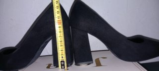 Zapatos de tacón negros talla 36