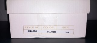 Zapatos de tacón negros talla 36