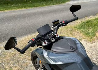 Retrovisores Manillar Moto Negros