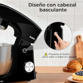 Batidora amasadora doble bol 1500W 9,5L NUEVO