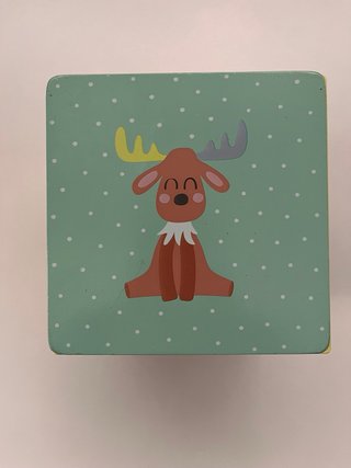 Cubo de actividades de madera
